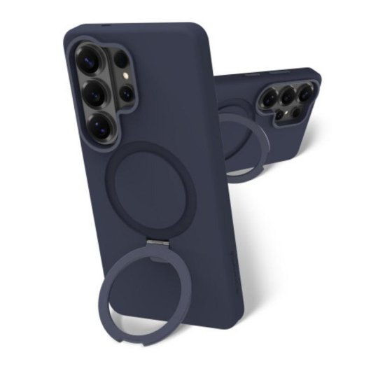 dbramante1928 Cover Case Blau mit Ständer für Galaxy S26 Ultra