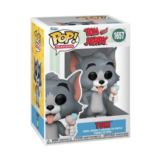 Figura Colecionável Funko POP! Tom & Jerry Tom com Gelado Vinil
