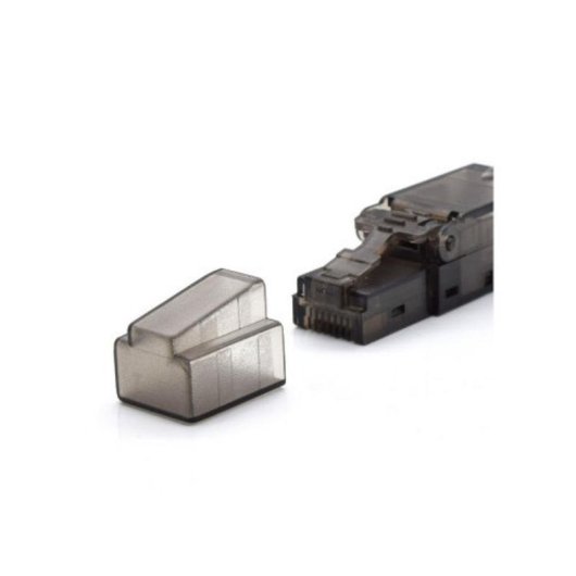 RJ-45 Steckverbinder WP WPC-MDP-88-6AUP-TL Cat6a werkzeuglos schwarz transparent