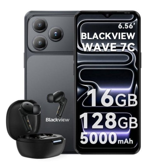 Blackview Wave 7C 4G 128GB 4GB 6,56" Noir Caméra arrière 32 MP