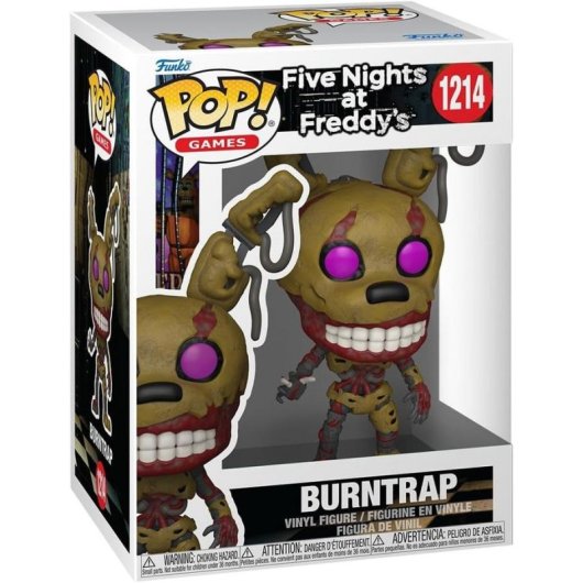 Figur Funko Pop Burntrap Five Nights at Freddy's Glanzende Vinylfigur