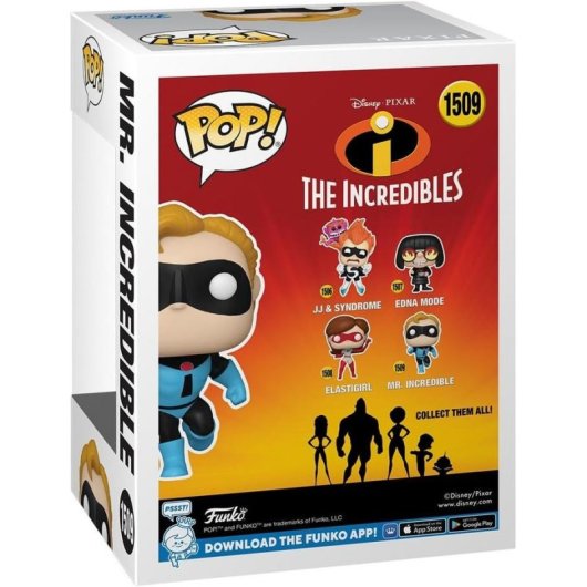 Figura de Vinilo Funko Pop! Disney Pixar Los Increíbles Señor Increíble Coleccionable