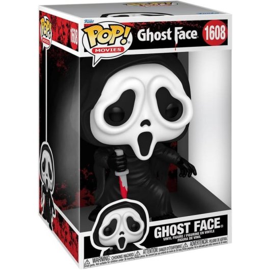 Figura in vinile Funko Pop Jumbo Ghostface 10 pollici