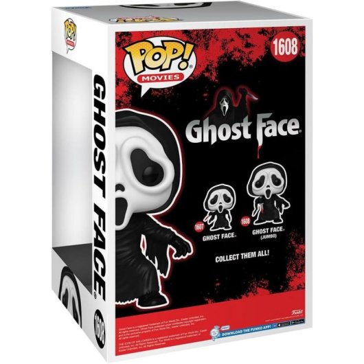 Figura in vinile Funko Pop Jumbo Ghostface 10 pollici