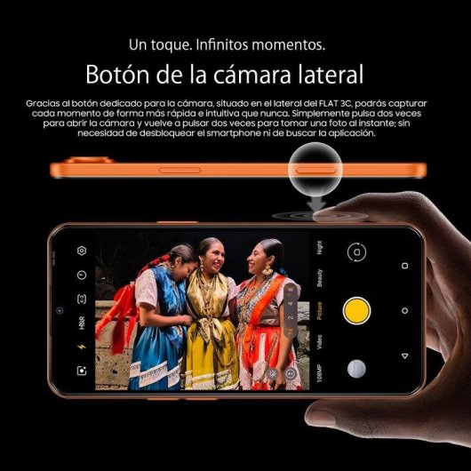 Oscal Flat 3C 4G 4GB 128GB 6.56" Orange + Airbuds15