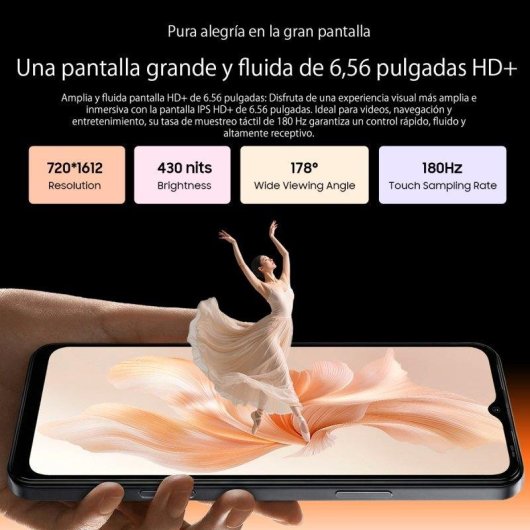 Oscal Flat 3C 4G 4GB 128GB 6.56" Orange + Airbuds15