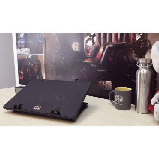 Support ordinateur portable Ergostand IV Cooler Master 17 pouces ventile