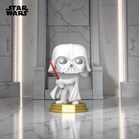 Figura Funko Pop Star Wars Darth Vader em armadura branca Infinities