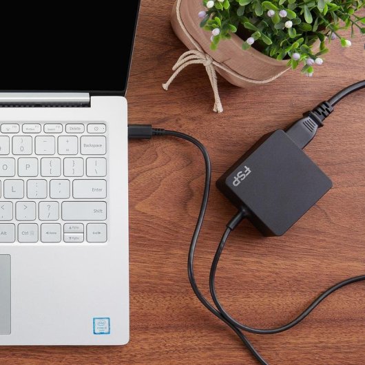 Source d'alimentation FSP NB C 65W Certification UL ECOLOGO USB-C PD universelle