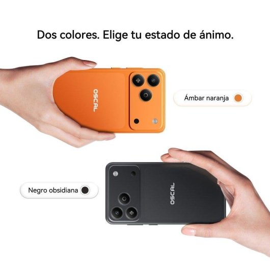 OSCAL Flat 3C Mini 4G 3GB 32GB 5" Naranja batería extraíble