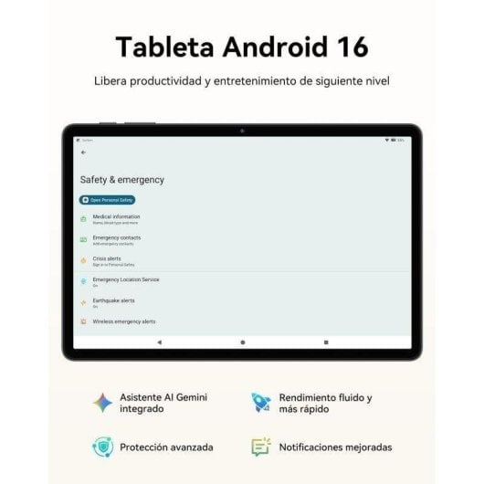 Tablet ExcitPower T30 WiFi 11" Azul 4GB 64GB batería duradera