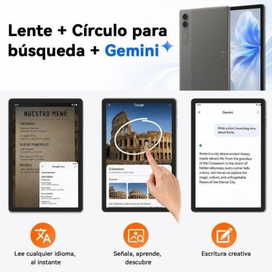 Tablet ExcitPower T70 WiFi 11" 8GB 256GB Azul con Teclado y Stylus Pen