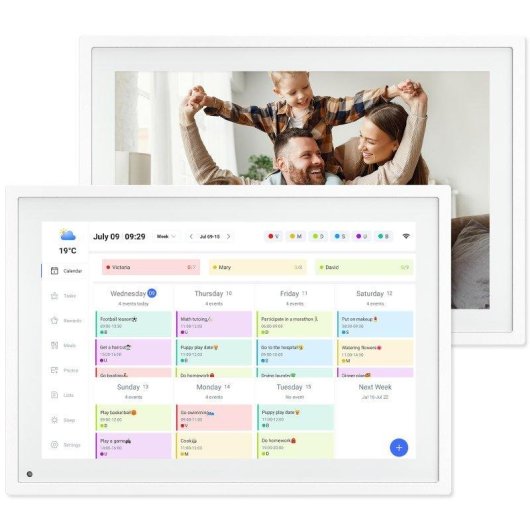 Digitaler Kalender TABWEE P10 Touchscreen 10,1" App-Synchronisation