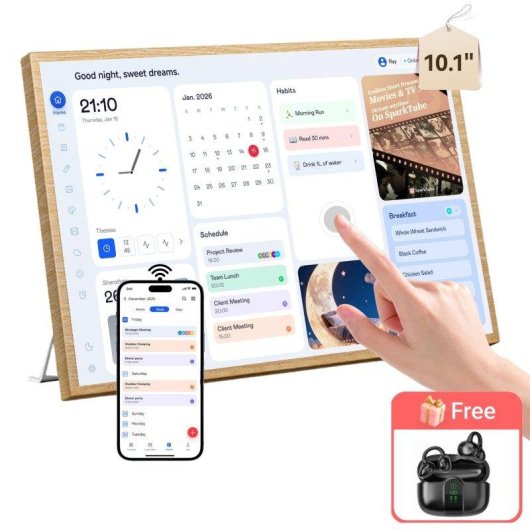 Calendario familiare Blackview Nest 10 Schermo tattile 10,1 WiFi 6