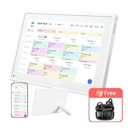 Tabwee Digitaler Kalender P10 10,1 Zoll Touchscreen Synchronisierung App
