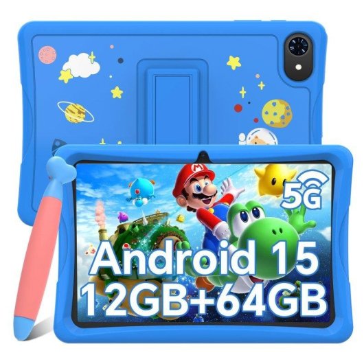 Tablet VEKFULPC K10 WiFi 10,1" 4GB 64GB Blu Stylus Pen