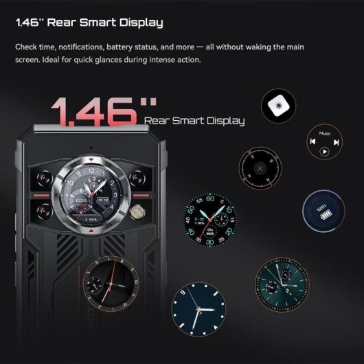 Cubot KingKong 11 5G 8GB 256GB 6.72" Schwarz