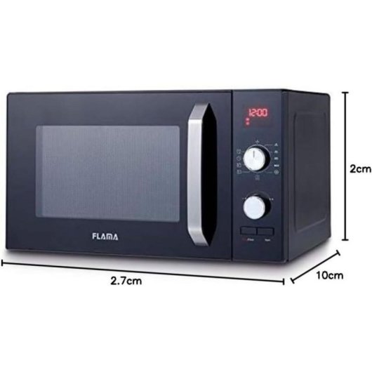 Micro-ondas Flama 1837FL 23 Litros 800W com 9 Programas e Ecrã