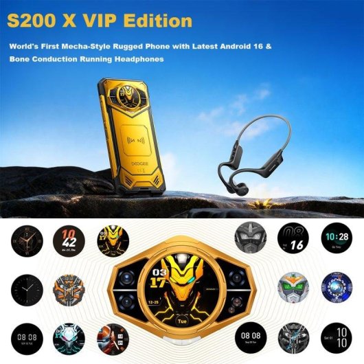 Doogee S200X VIP Edition 5G 12GB 512GB 6.72" Schwarz