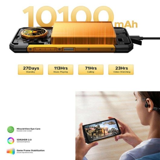 Doogee S200X VIP Edition 5G 12GB 512GB 6.72" Schwarz