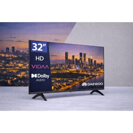 TV Daewoo LED 32VB56HV 32" HD 60Hz Smart TV VIDAA Dolby Audio