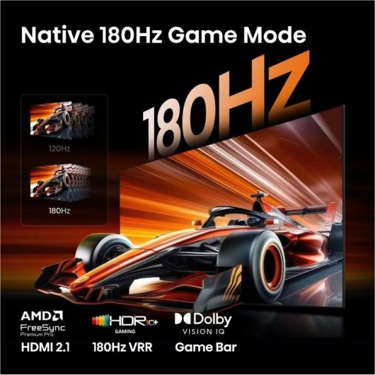 TV Hisense Mini LED 85UR9S 85" 4K UltraHD 180Hz Smart TV VIDAA HDR10+ Dolby Vision