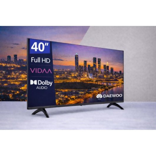 TV Daewoo LED 40VB56FV 40" Full HD 60Hz Smart TV VIDAA Dolby Audio