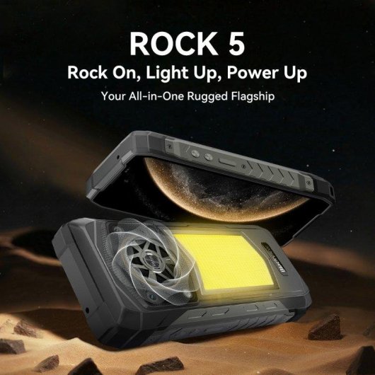 Blackview Rock 5 4G 12GB 256GB 6,78" Schwarz Nachtsichtkamera