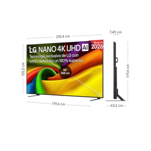 TV LG LED 98NU900B6LB 98" 4K UltraHD 120Hz Smart TV WebOS HDR10 Gaming IA