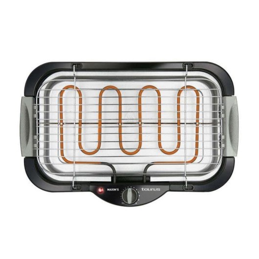 Grelha eletrica Taurus MAXIM'S 2400W 41x24 cm Preto