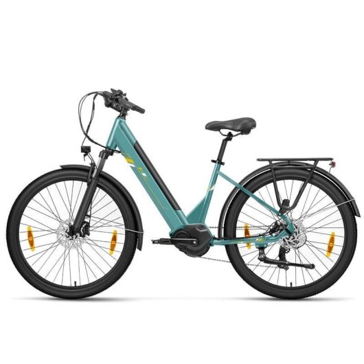 Bicicleta Eléctrica Touroll Urbano 3 Motor Central 540W 120km 27,5" Frenos Hidráulicos