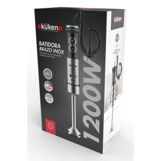 Batidora de mano Kuken 32739 1500 W acero inoxidable picahielos
