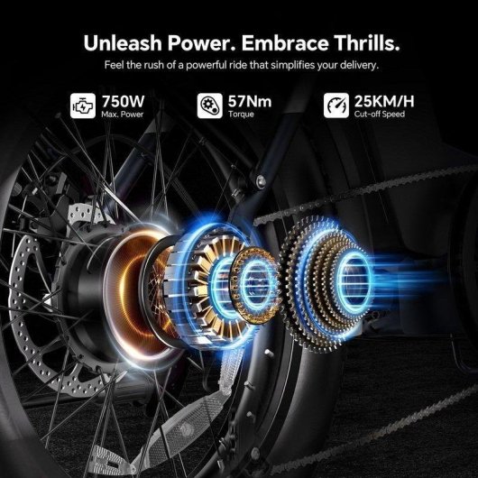 Velo electrique pliant Touroll S2 Pro 720 Wh Bleu
