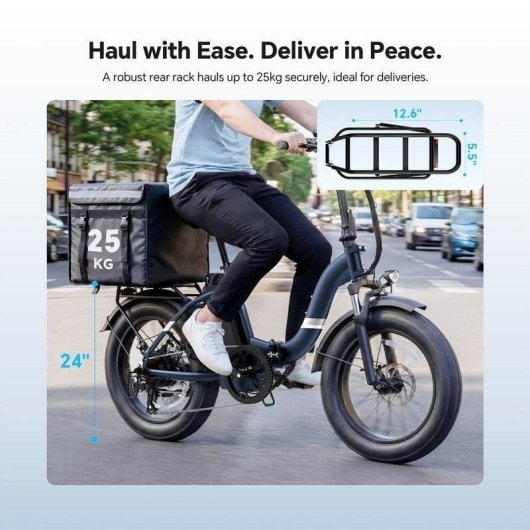 Velo electrique pliant Touroll S2 Pro 720 Wh Bleu