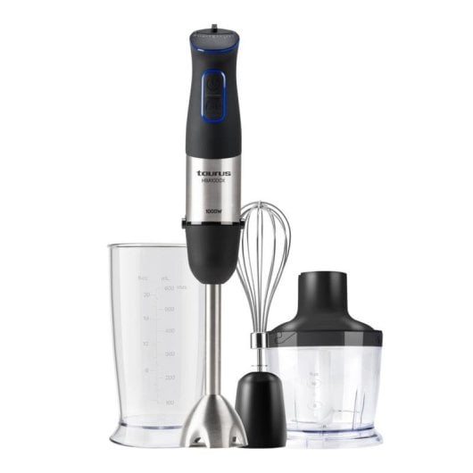 Batteur plongeant Taurus HBA1000X 1000 W Noir/Acier