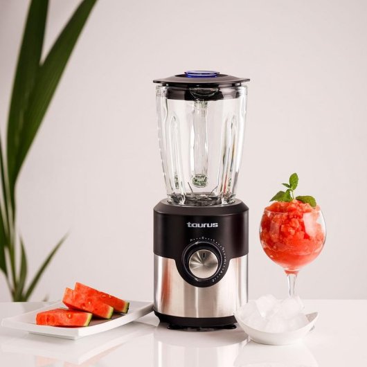 Batidora Vaso Taurus Supreme Mix Plata 1200W Jarra 1,75 L