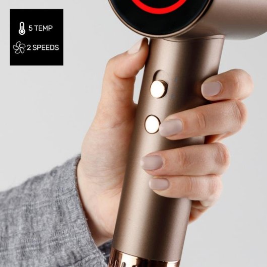 Secador de Pelo Iónico Taurus Digital Force Protect Plus 1600W 10 Combinaciones Marrón