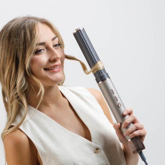 Multi-Haarstyler Taurus Airwave Digital Pro 1300W Ionen Coanda 12 Stufen 7 Zubehör Bronze