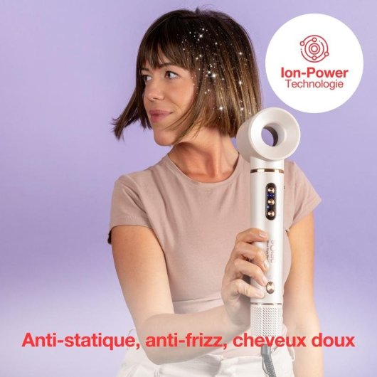 Multi-Haarstyler Solac Blast Style Pearl 1400W Ionen 9 Temperaturen 6 Zubehör Gold