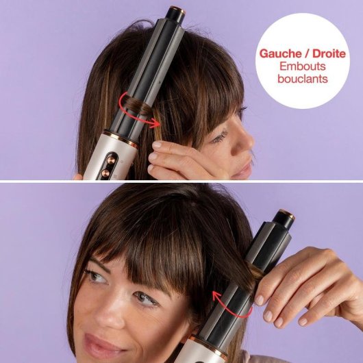 Multi-Haarstyler Solac Blast Style Pearl 1400W Ionen 9 Temperaturen 6 Zubehör Gold