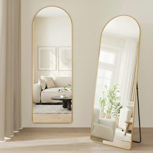 Specchio a Colonna 162x53 cm Naspaluro Arcuato