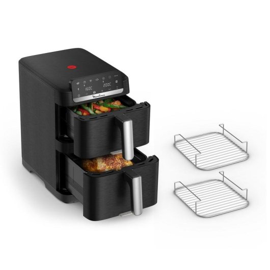 Friteuse sans Huile Moulinex EZ7568F0 10L 2700W Double Résistance Tactile