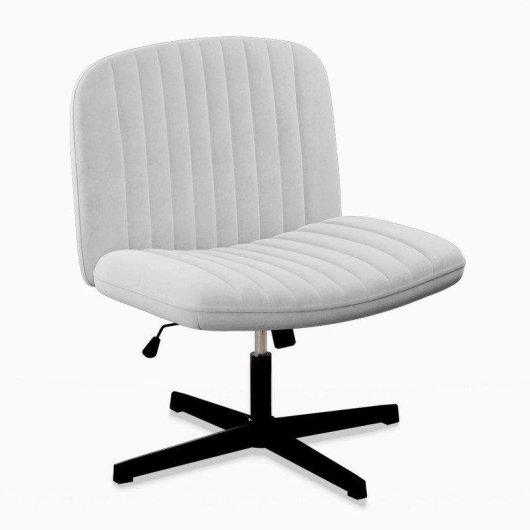 Chaise coque design Naspaluro velours gris reglable