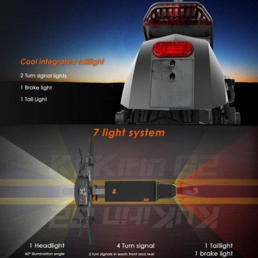 Patinete eléctrico KuKirin G2 (VMP) 500W Autonomía 65km Ruedas 10" Frenos disco IPX4