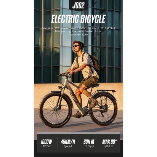 Bicicleta Eletrica Joobike Joo2 Adultos 1000 W Pneus 29