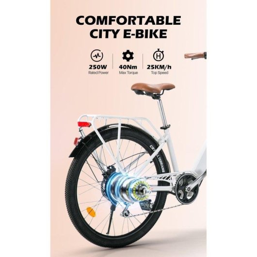 Bicicleta eletrica Cityrun Cysum 250W 36V 10Ah 26 x 1,95