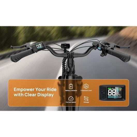 Urlife E26 E-Bike Fuer Erwachsene 250 W 48V 10,4Ah 26 Zoll