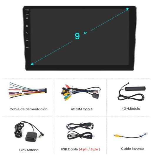 Autoradio JUNSUN 6+128gb Android15 8-core CarPlay GPS