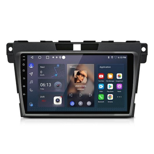 Autoradio JUNSUN 9" Android 15 CarPlay GPS WiFi Bluetooth Mazda CX-7