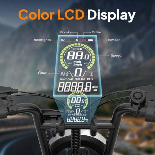 Bicicleta Eléctrica Urlife T16 250W 48V Todoterreno 16"
